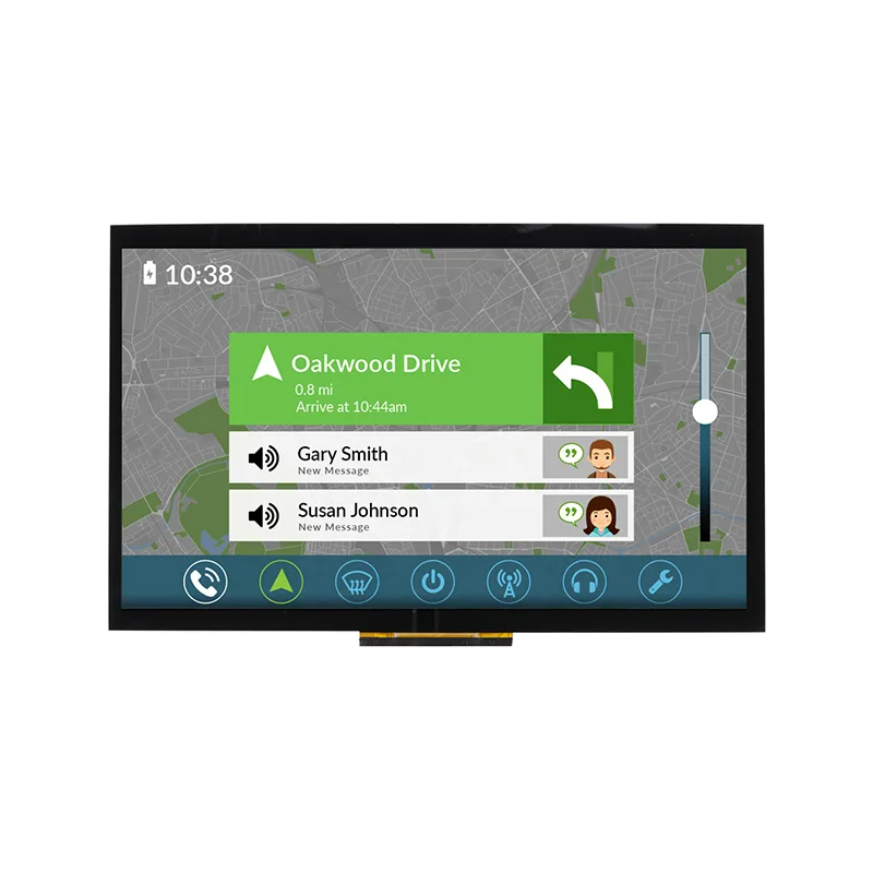 10.1 'модул за екранот на капацитивниот екран на допир што може да се чита на сончева светлина 10.1 'модул за екранот на капацитивниот екран на допир што може да се чита на сончева светлина